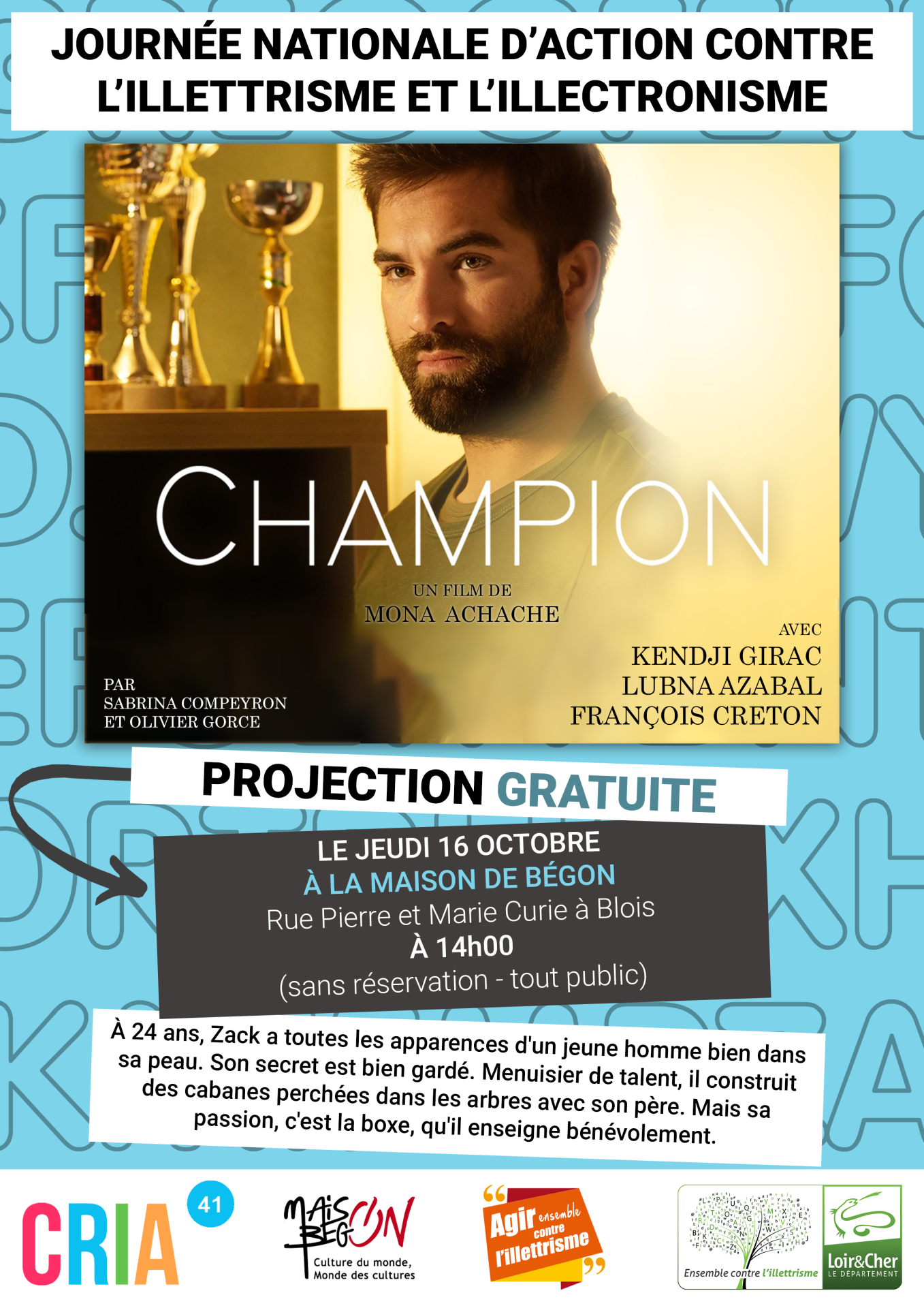 Flyer affiche film champion copie 3