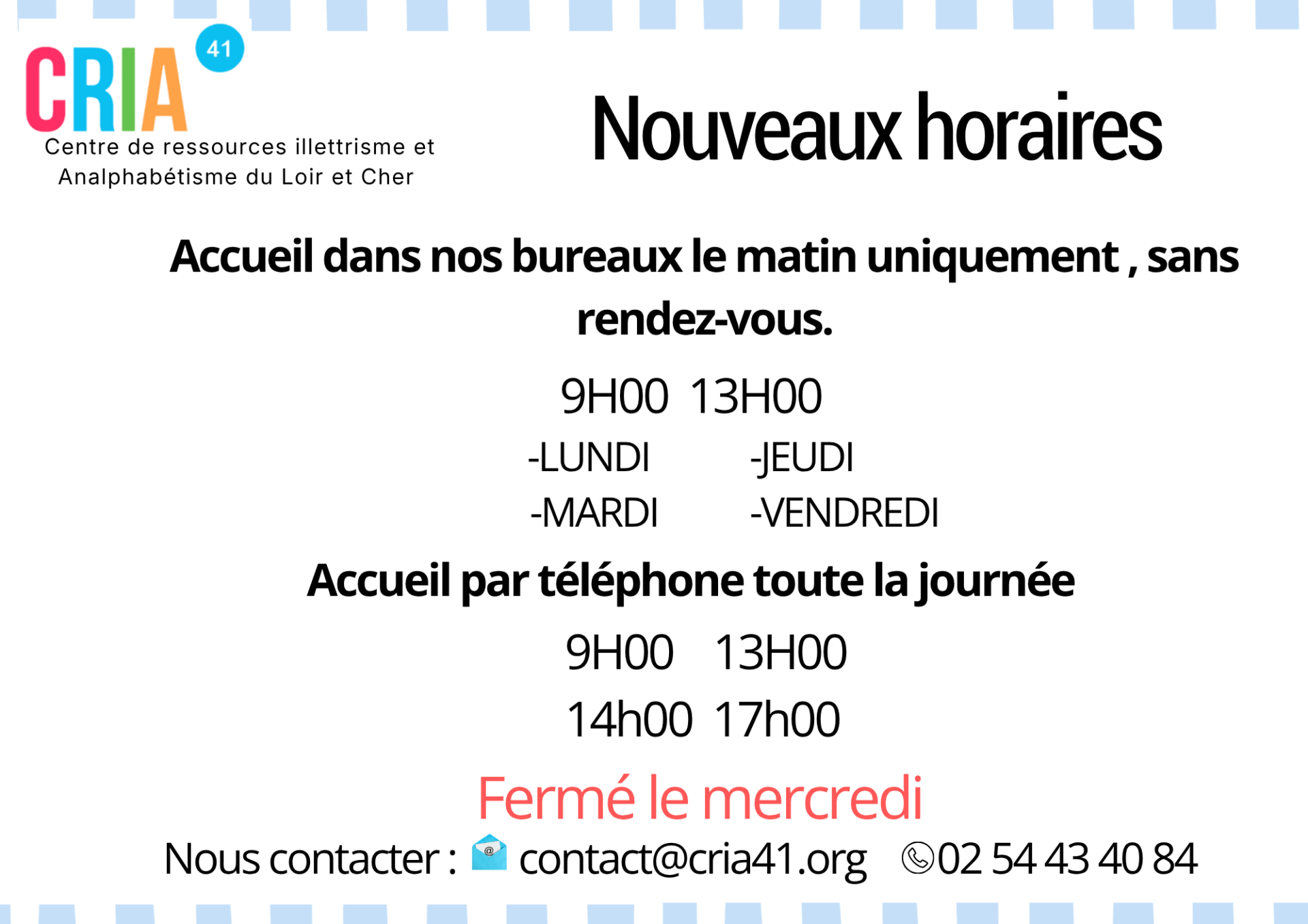 Horaire