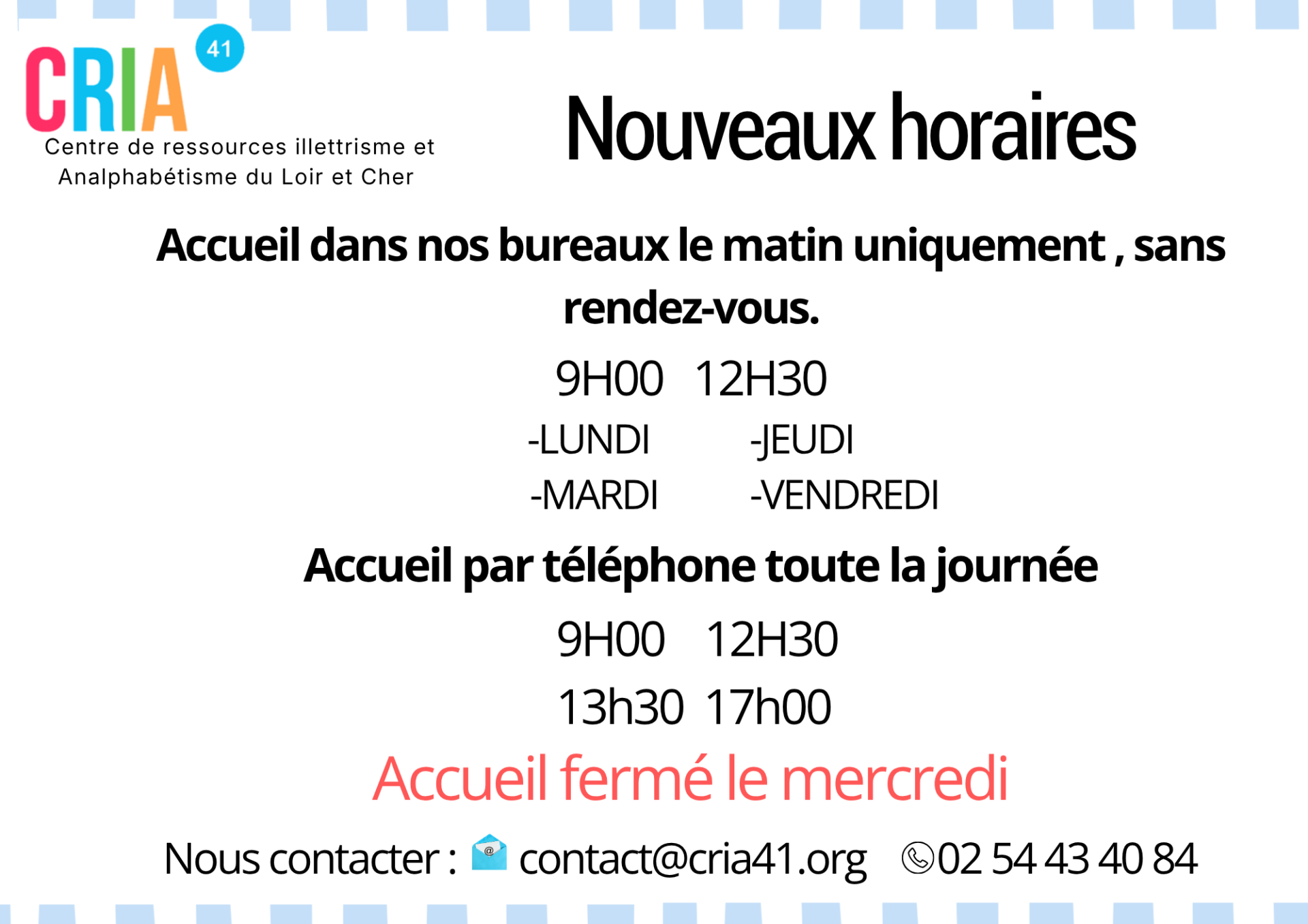 Horaire